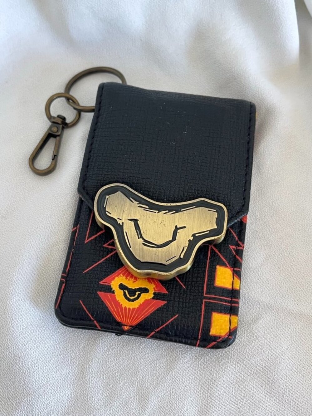 Disney Lion King Simba Cave Painting Card Holder Wallet Keychain Mirror Bioworld